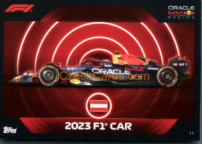 2023 F1 Car Red Bull 2023 Turbo Attax #11