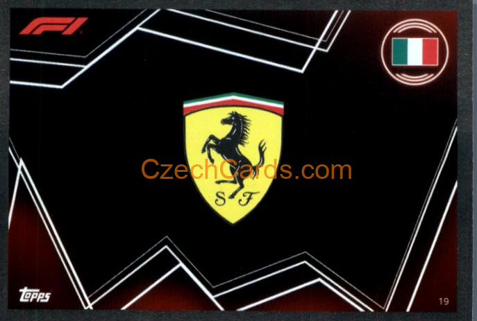 Ferrari Team Logo 2023 Turbo Attax #19
