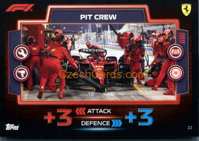 Ferrari Pit Crew 2023 Turbo Attax #22