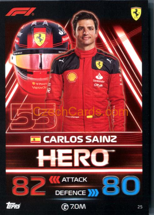 Carlos Sainz 2023 Turbo Attax #25