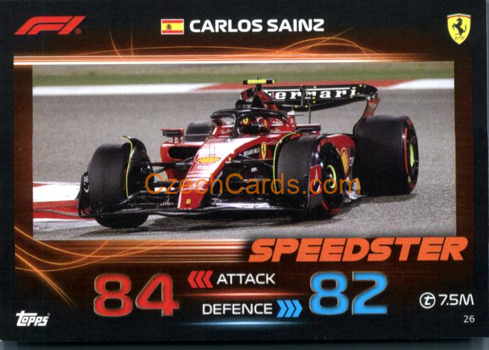Carlos Sainz 2023 Turbo Attax #26