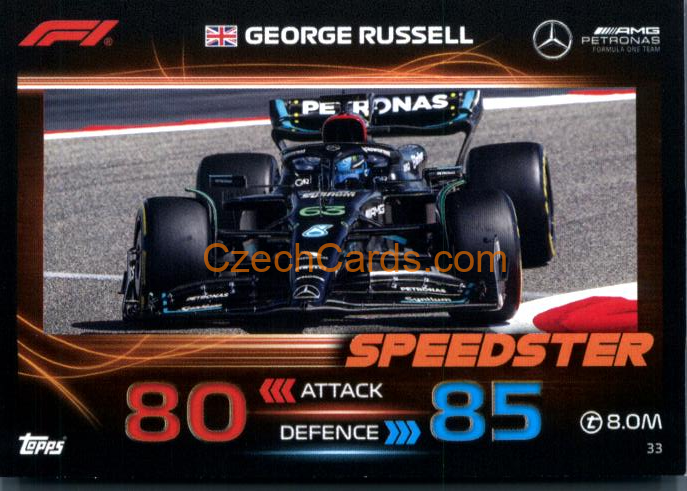 George Russell 2023 Turbo Attax #33