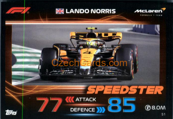 Lando Norris 2023 Turbo Attax #51