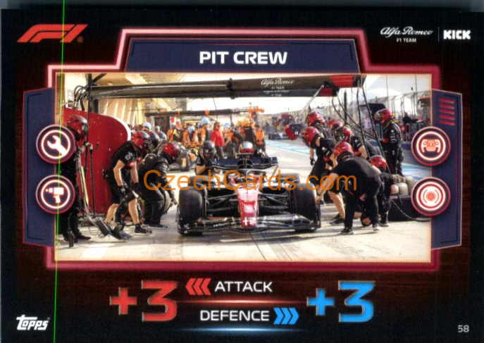 Alfa Romeo Pit Crew 2023 Turbo Attax #58