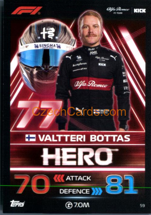 Valtteri Bottas 2023 Turbo Attax #59