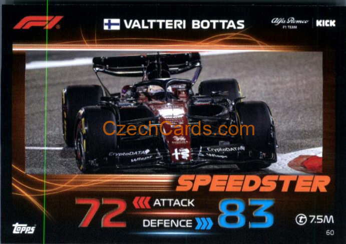 Valtteri Bottas 2023 Turbo Attax #60