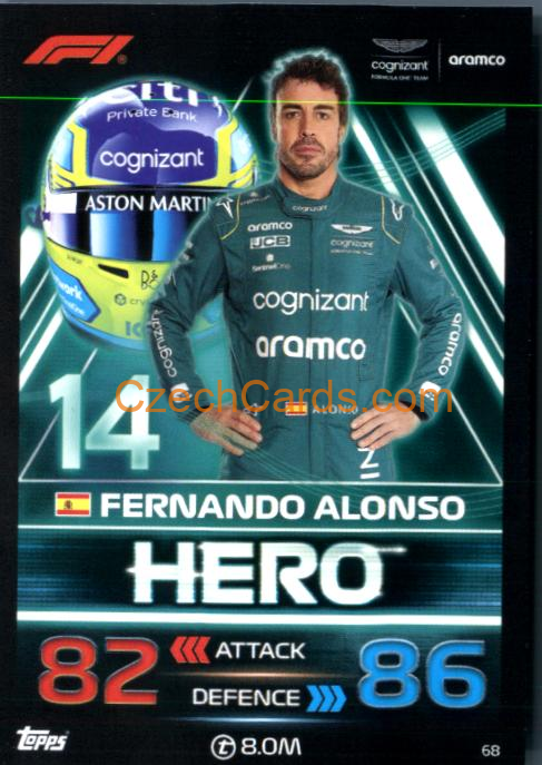 Fernando Alonso 2023 Turbo Attax #68