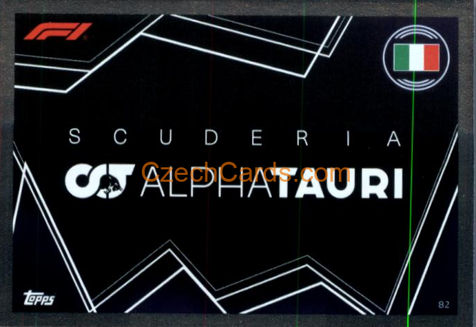 Scuderia AlphaTauri Team Logo 2023 Turbo Attax #82
