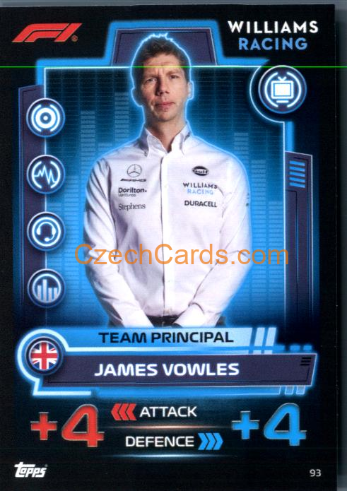 James Vowles 2023 Turbo Attax #93