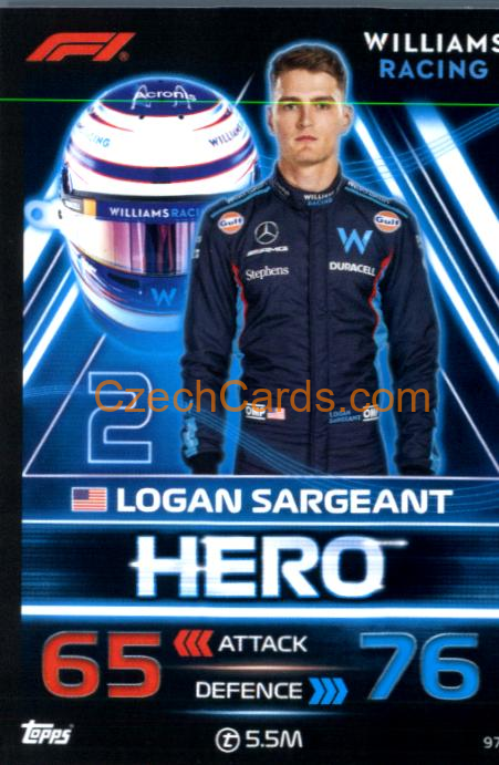 Logan Sargeant 2023 Turbo Attax #97