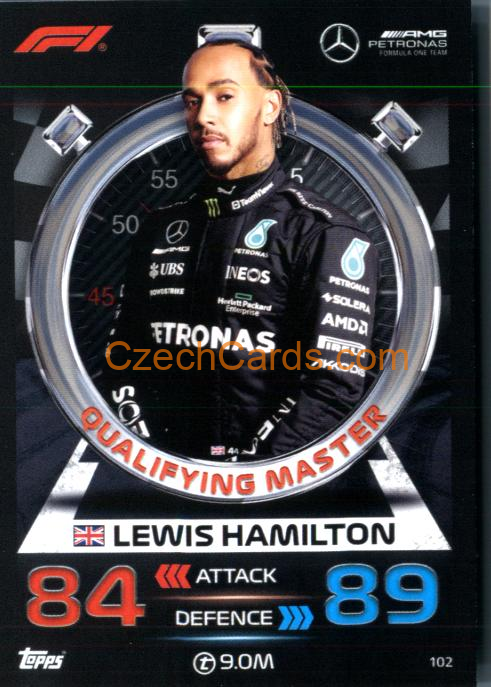 Lewis Hamilton (Mercedes-AMG) 2023 Turbo Attax #102