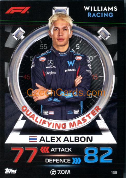 Alex Albon (Williams) 2023 Turbo Attax #108