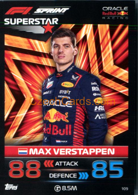 Max Verstappen (Red Bull Racing) 2023 Turbo Attax #109