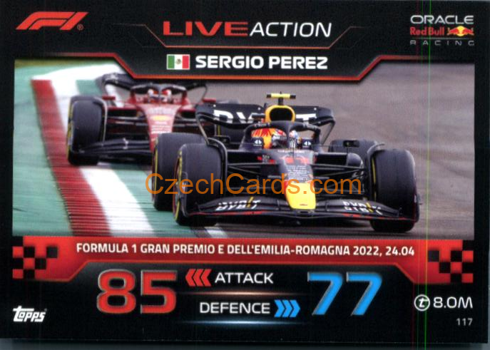 Sergio Perez (Red Bull Racing) 2023 Turbo Attax #117