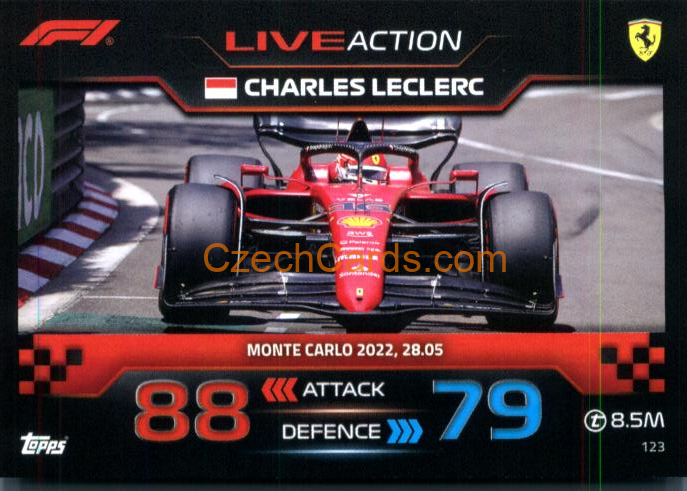 Charles Leclerc (Ferrari) 2023 Turbo Attax #123