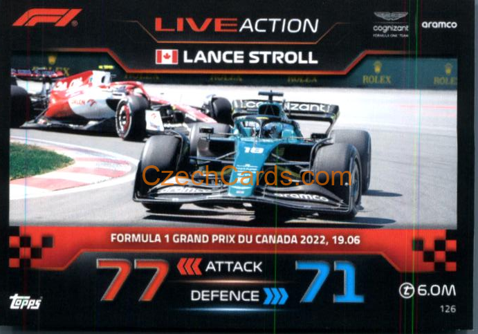 Lance Stroll (Aston Martin) 2023 Turbo Attax #126