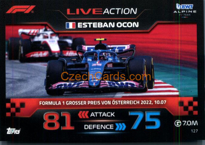Esteban Ocon (Alpine) 2023 Turbo Attax #127