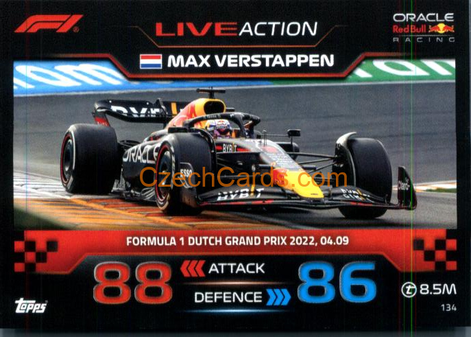 Max Verstappen (Red Bull Racing) 2023 Turbo Attax #134
