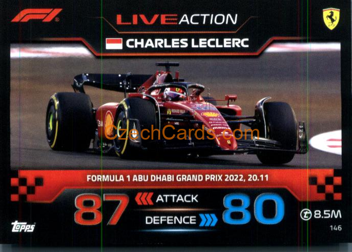 Charles Leclerc (Ferrari) 2023 Turbo Attax #146