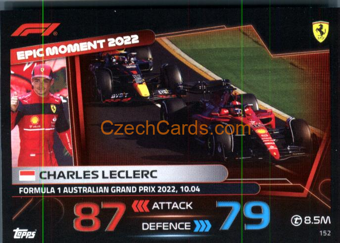 Charles Leclerc (Ferrari) 2023 Turbo Attax #152