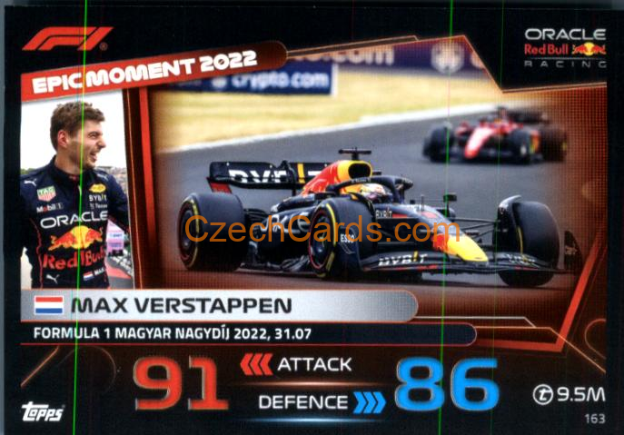 Max Verstappen (Red Bull Racing) 2023 Turbo Attax #163