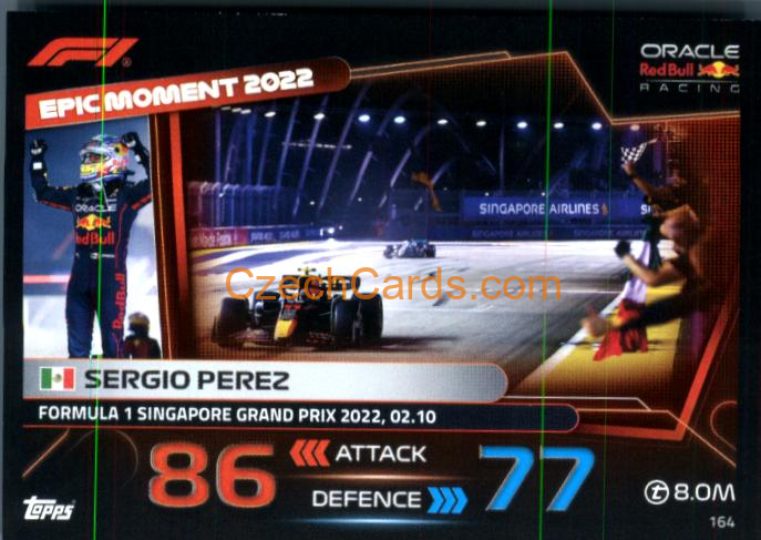 Sergio Perez (Red Bull Racing) 2023 Turbo Attax #164