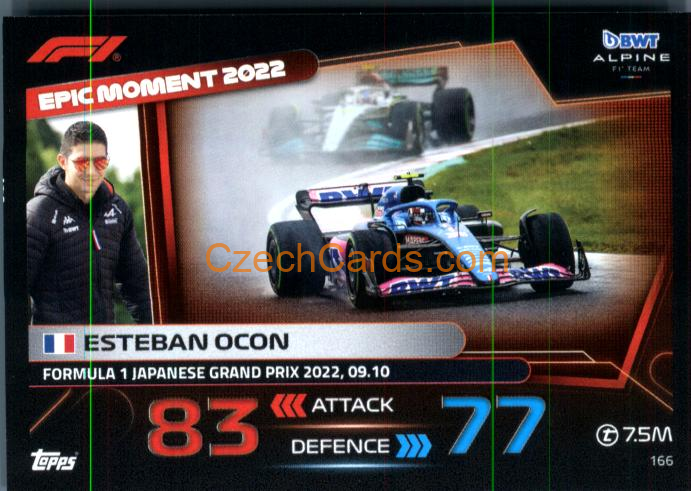 Esteban Ocon (Alpine) 2023 Turbo Attax #166