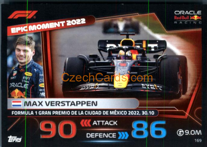 Max Verstappen (Red Bull Racing) 2023 Turbo Attax #169