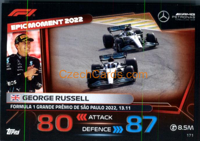 George Russell (Mercedes-AMG) 2023 Turbo Attax #171