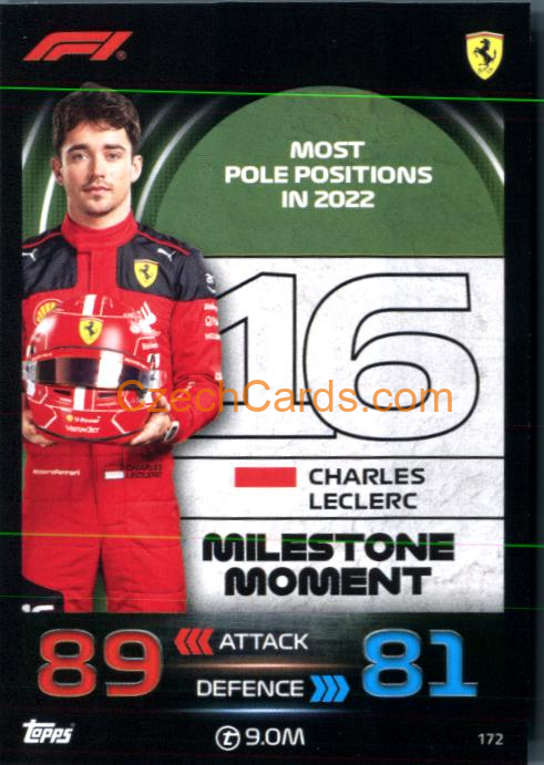 Charles Leclerc (Ferrari) 2023 Turbo Attax #172