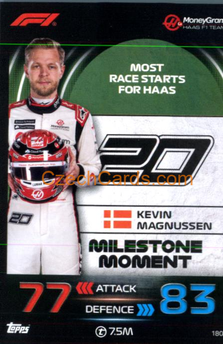 Kevin Magnussen (Haas) 2023 Turbo Attax #180
