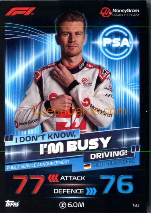Nico Hülkenberg (Haas) 2023 Turbo Attax #183
