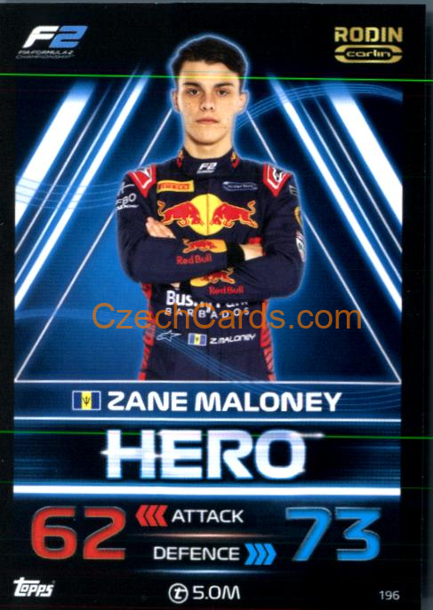 Zane Maloney (Rodin Carlin) 2023 Turbo Attax #196