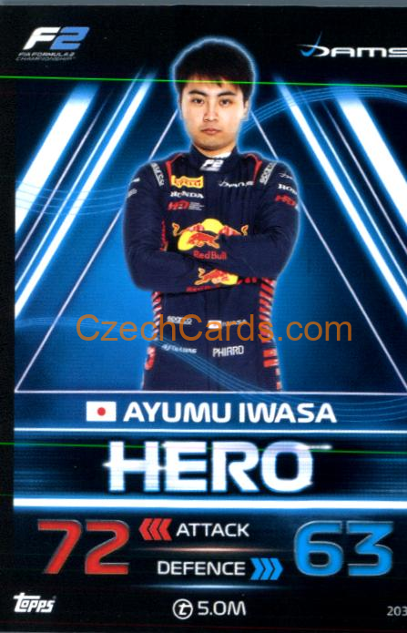 Ayumu Iwasa (DAMS) 2023 Turbo Attax #203