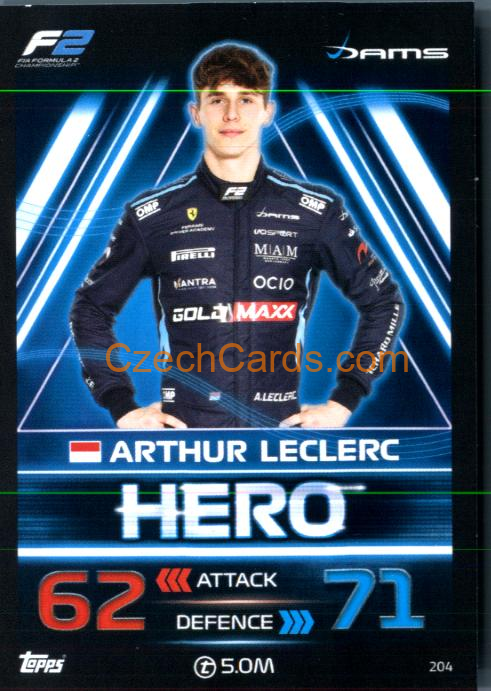 Arthur Leclerc (DAMS) 2023 Turbo Attax #204