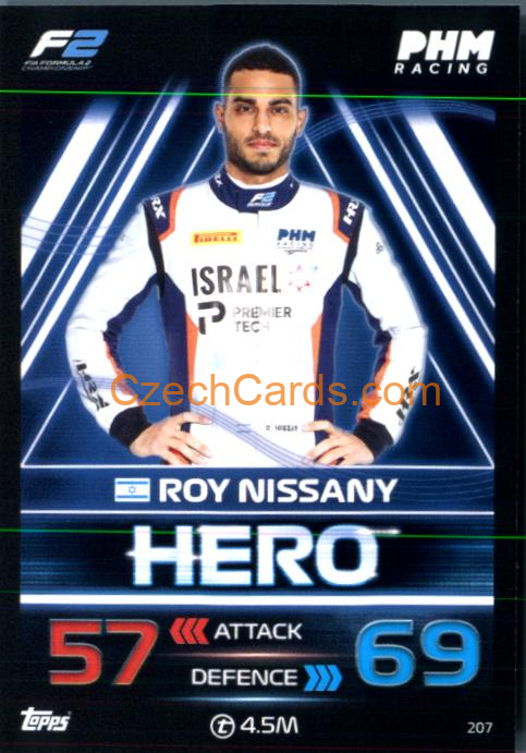 Roy Nissany (PHM Racing) 2023 Turbo Attax #207