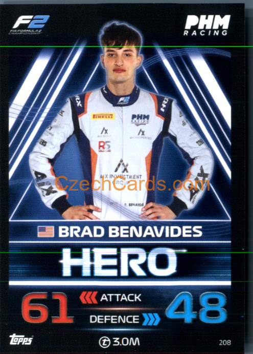 Brad Benavides (PHM Racing) 2023 Turbo Attax #208