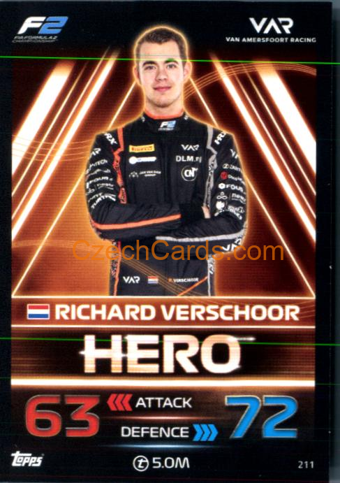 Richard Verschoor (Van Amersfoort Racing) 2023 Turbo Attax #211