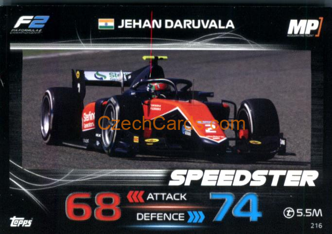 Jehan Daruvala (MP Motorsport) 2023 Turbo Attax #216