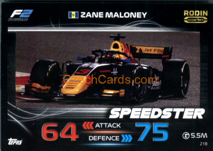 Zane Maloney (Rodin Carlin) 2023 Turbo Attax #218