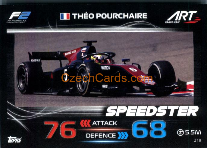 Théo Pourchaire (ART Grand Prix) 2023 Turbo Attax #219