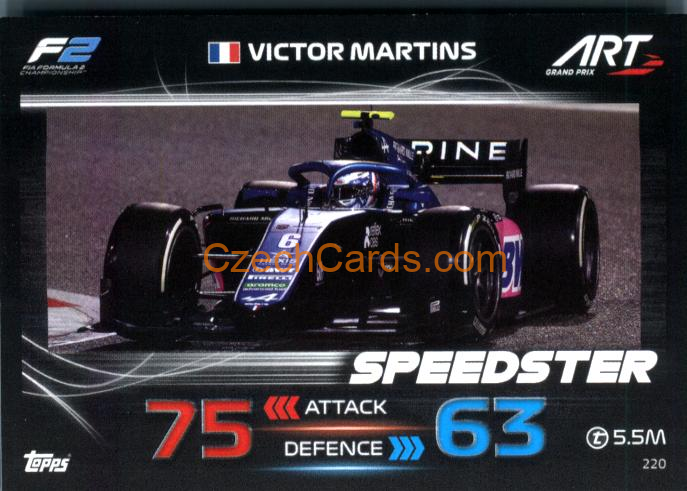 Victor Martins (ART Grand Prix) 2023 Turbo Attax #220