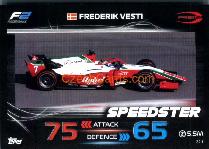 Frederik Vesti (PREMA Racing) 2023 Turbo Attax #221