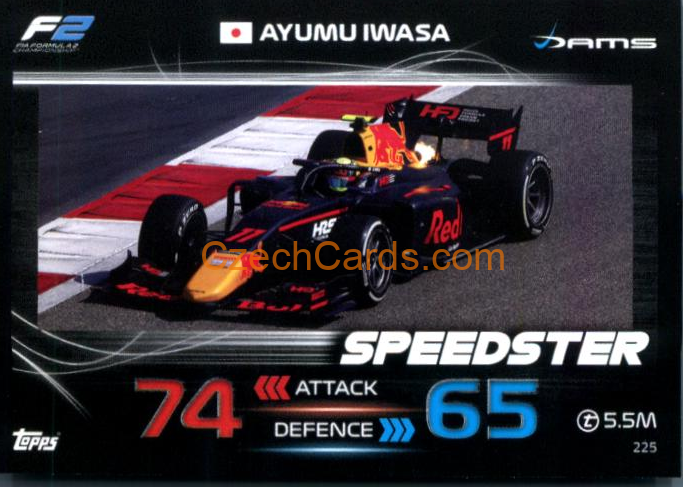 Ayumu Iwasa (DAMS) 2023 Turbo Attax #225