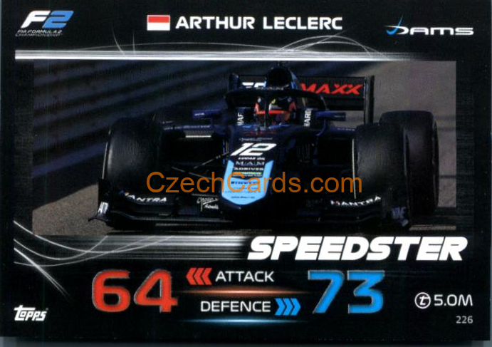 Arthur Leclerc (DAMS) 2023 Turbo Attax #226