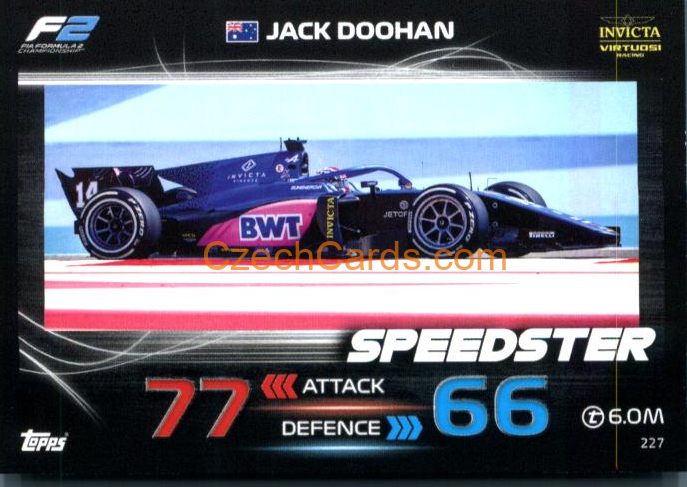 Jack Doohan (Invicta Virtuosi Racing) 2023 Turbo Attax #227