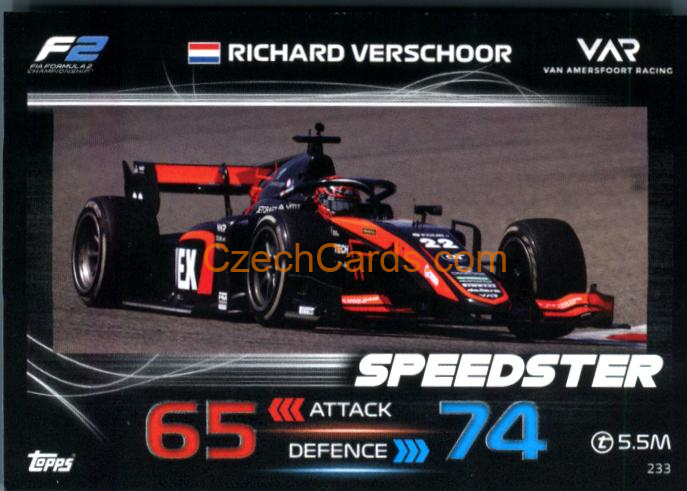 Richard Verschoor (Van Amersfoort Racing) 2023 Turbo Attax #233