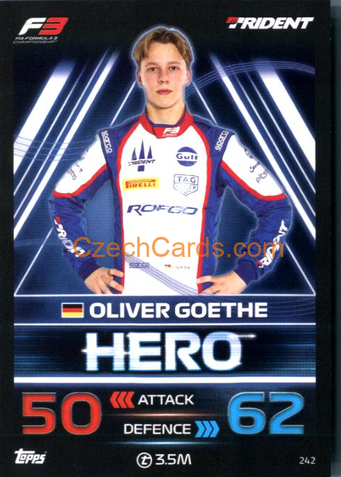 Oliver Goethe (Trident) 2023 Turbo Attax #242