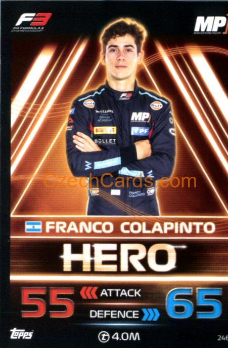 Franco Colapinto (MP Motorsport) 2023 Turbo Attax #246