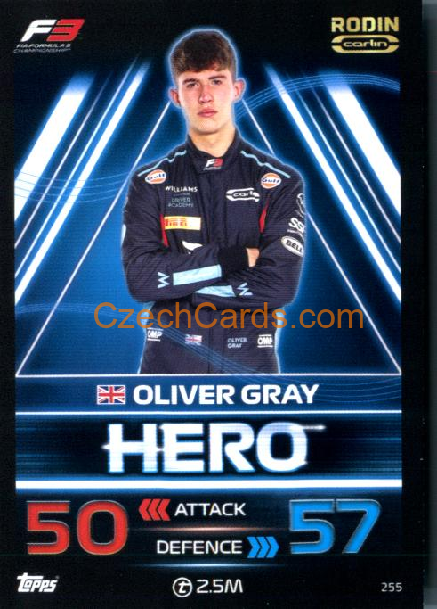 Oliver Gray (Rodin Carlin) 2023 Turbo Attax #255